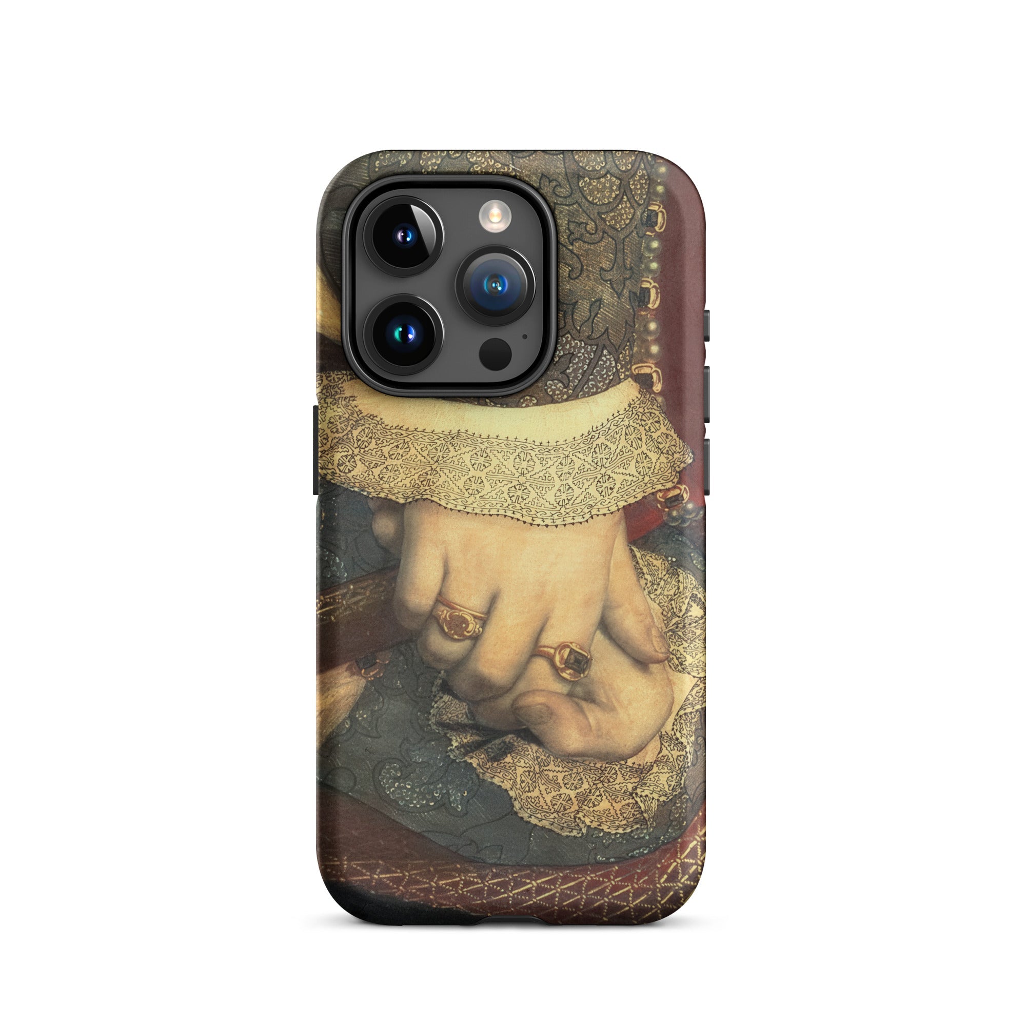 Portrait of Jane Seymour - Hans Holbein Der Juengere Iphone Case, 15 Pro / Matte, Phone Case Renaissance Painting