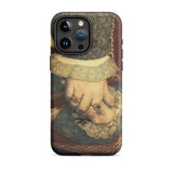 Portrait of Jane Seymour - Hans Holbein Der Juengere Iphone Case, 15 Pro Max / Matte, Iphone Case Painting Clasped Hands