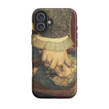 Portrait of Jane Seymour - Hans Holbein Der Juengere Iphone Case, 16 Plus / Matte, Phone Case Renaissance Painting