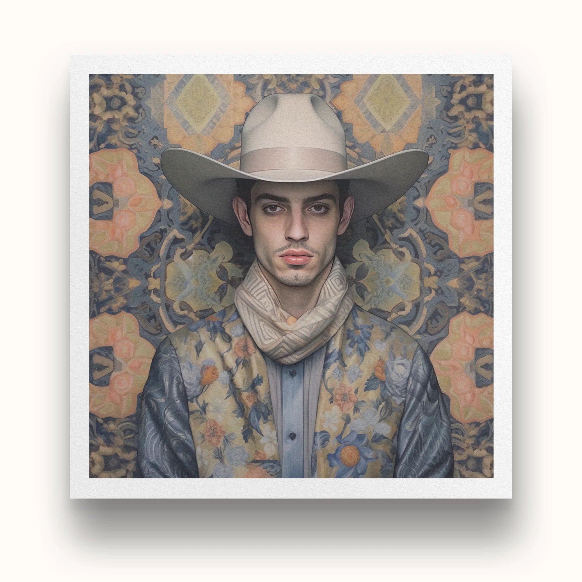 Farzad - Arabic Gay Cowboy Art Print Posters Prints & Visual Artwork