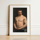 Portrait of Maurice Deriaz - Gustave Courtois Art Print / Canvas, Prints
