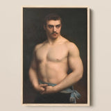 Portrait of Maurice Deriaz - Gustave Courtois Art Print / Canvas, Prints