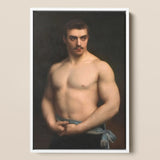 Portrait of Maurice Deriaz - Gustave Courtois Art Print / Canvas, Prints