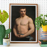 Portrait of Maurice Deriaz - Gustave Courtois Art Print / Canvas, Prints