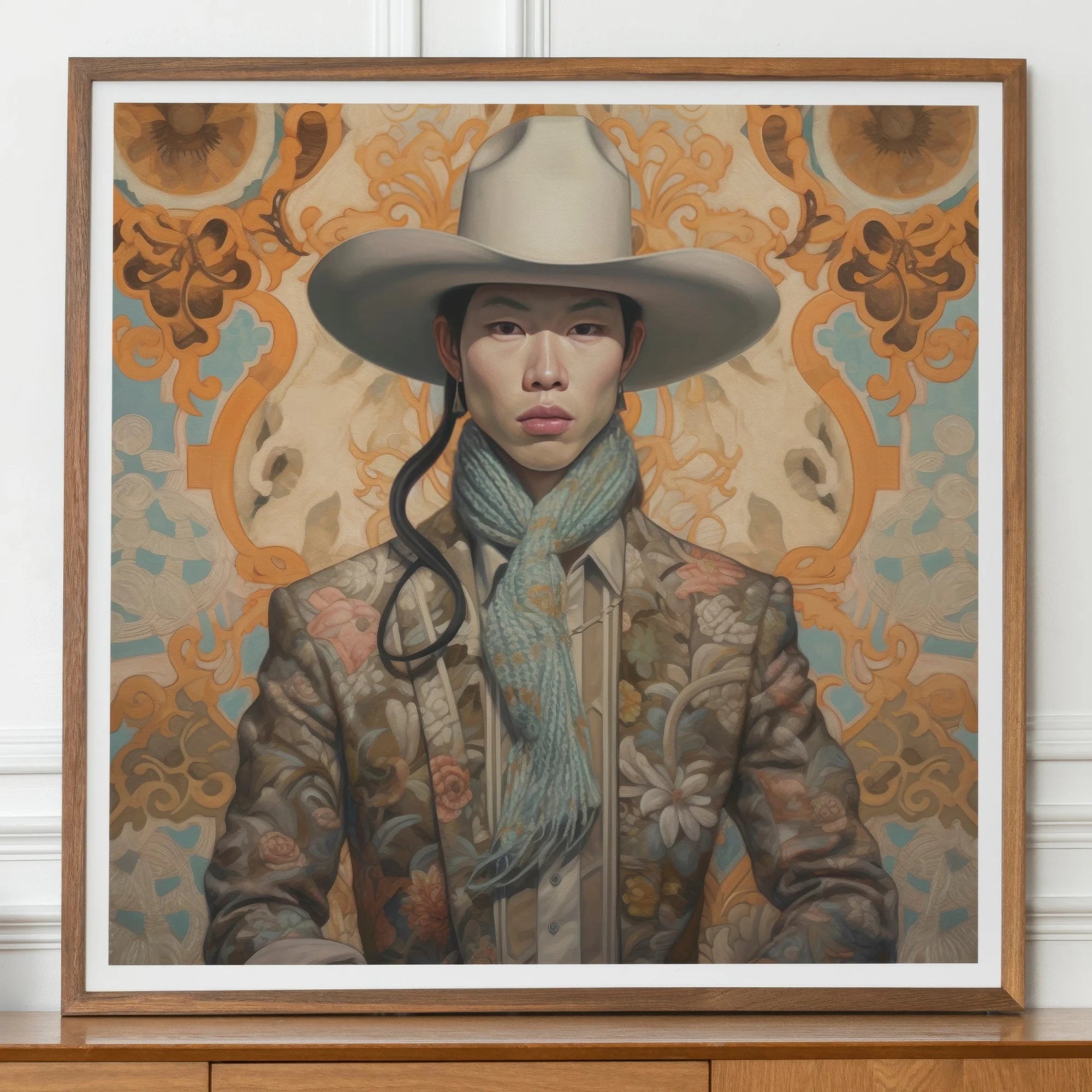 Baihu - Gay Chinese Cowboy Art Print Posters Prints & Visual Artwork