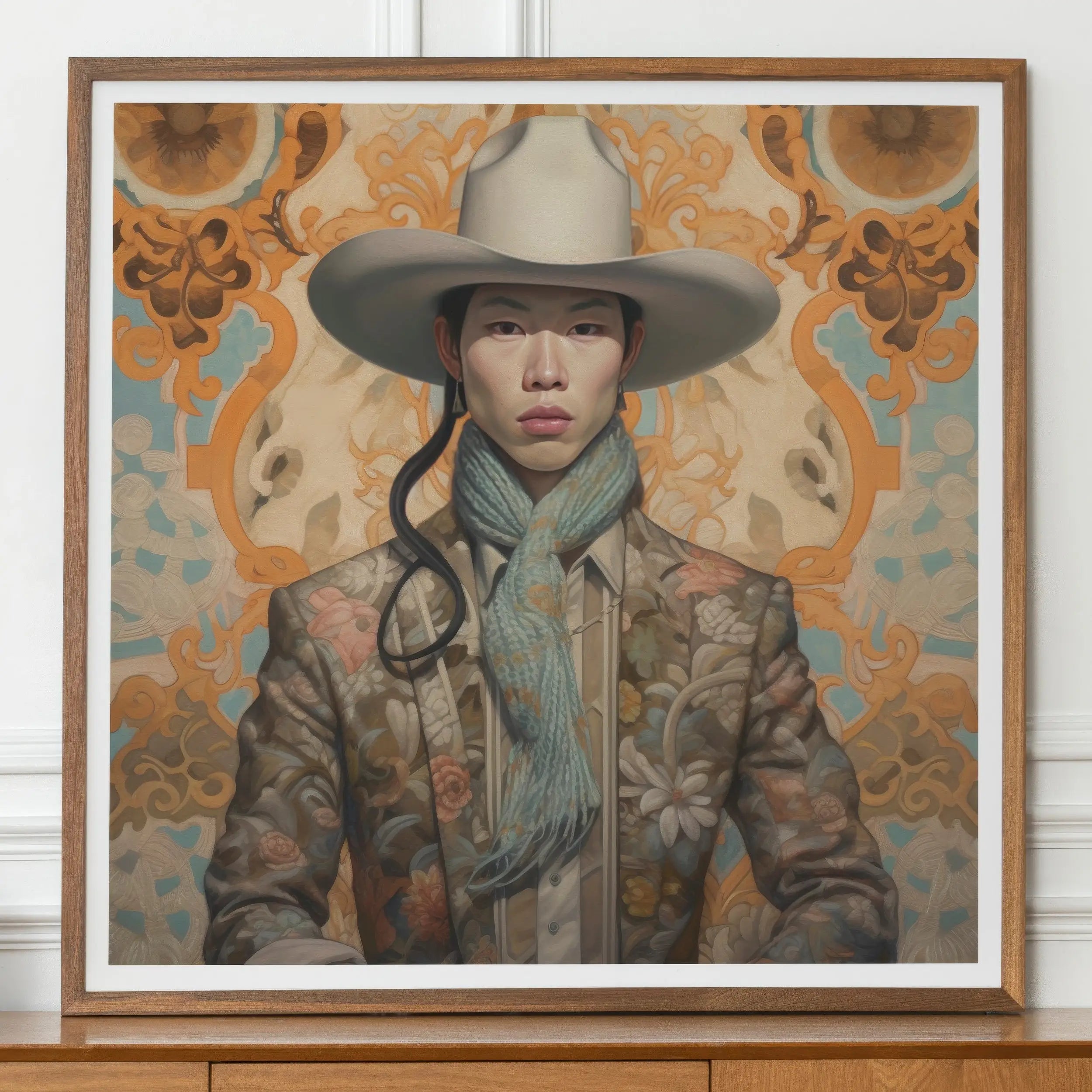 Baihu - Vintage Gay Chinese Cowboy Art Print Posters Prints & Visual Artwork