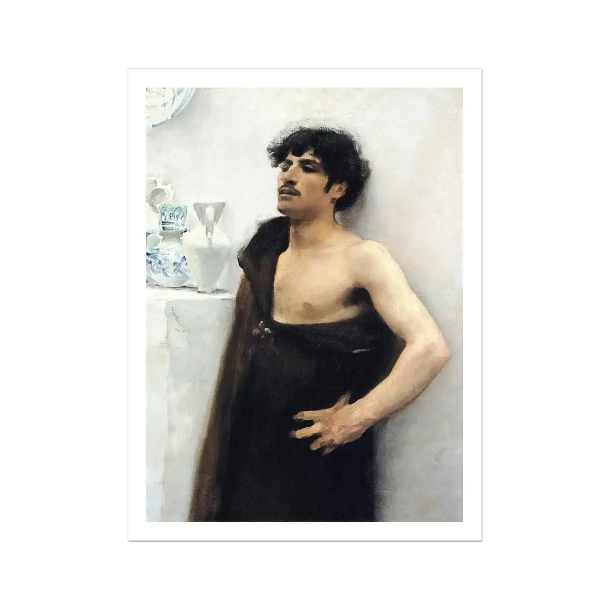 Young Man in Reverie - John Singer Sargent Art Print Posters Prints & Visual Artwork