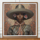 Sadie - Lesbian Black Cowgirl Art Print Posters Prints & Visual Artwork