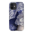 Portrait of a Woman - Franz Xaver Winterhalter Iphone Case, 12 / Matte, Blue White Lace Phone Case