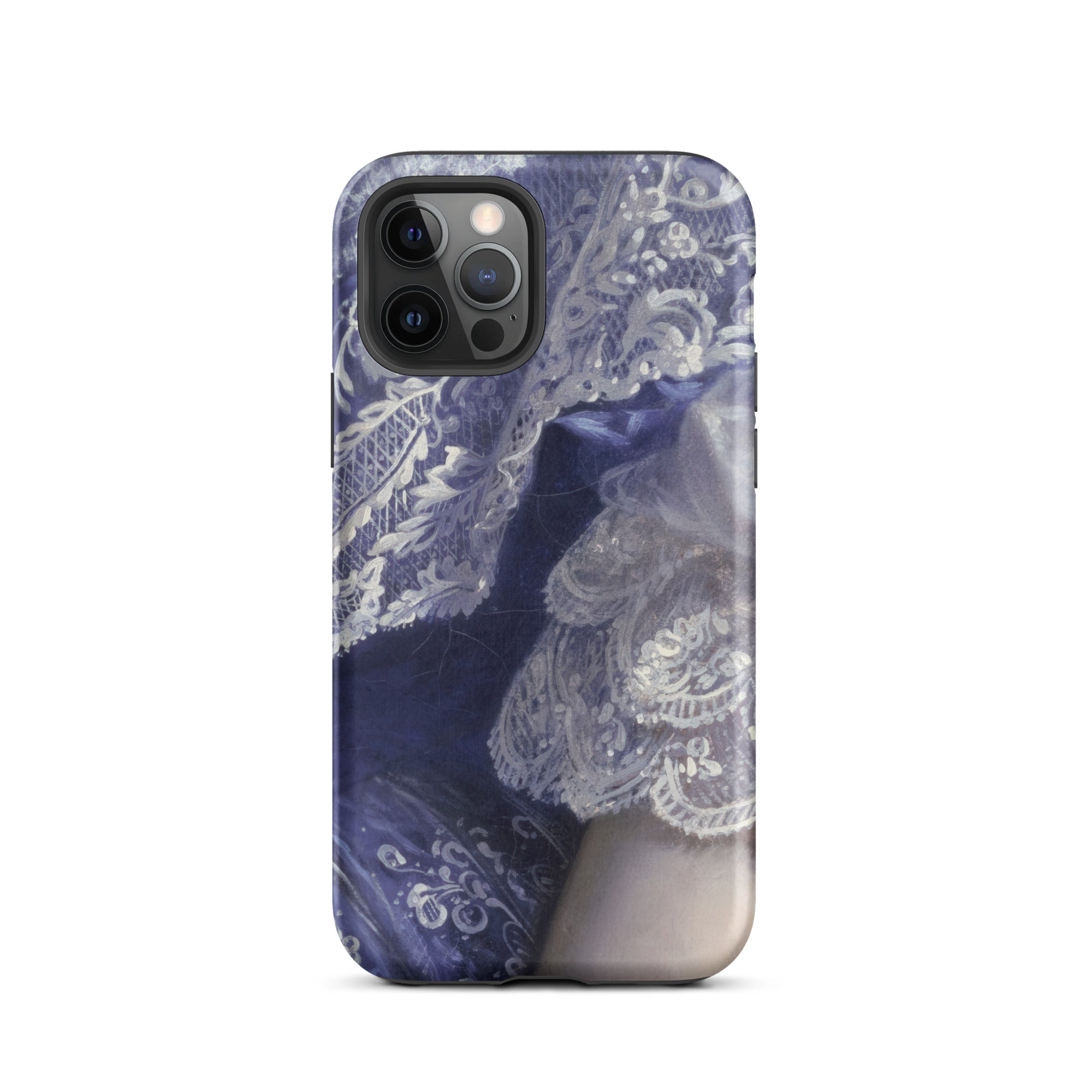 Portrait of a Woman Franz Xaver Winterhalter Iphone Case, 12 Pro / Matte, Lace Patterned Phone Case