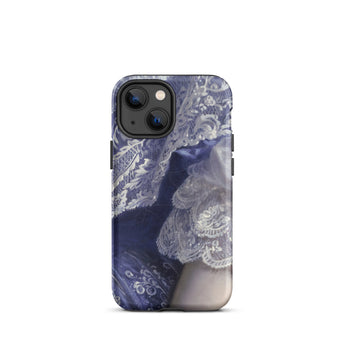 Portrait of a Woman - Franz Xaver Winterhalter Iphone Case, 13 Mini / Matte, Lace-patterned Phone Case