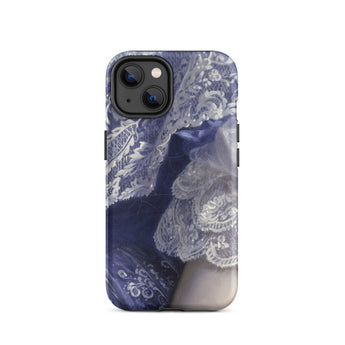 Portrait of a Woman - Franz Xaver Winterhalter Iphone Case, 14 / Matte, Lace-patterned Phone Case