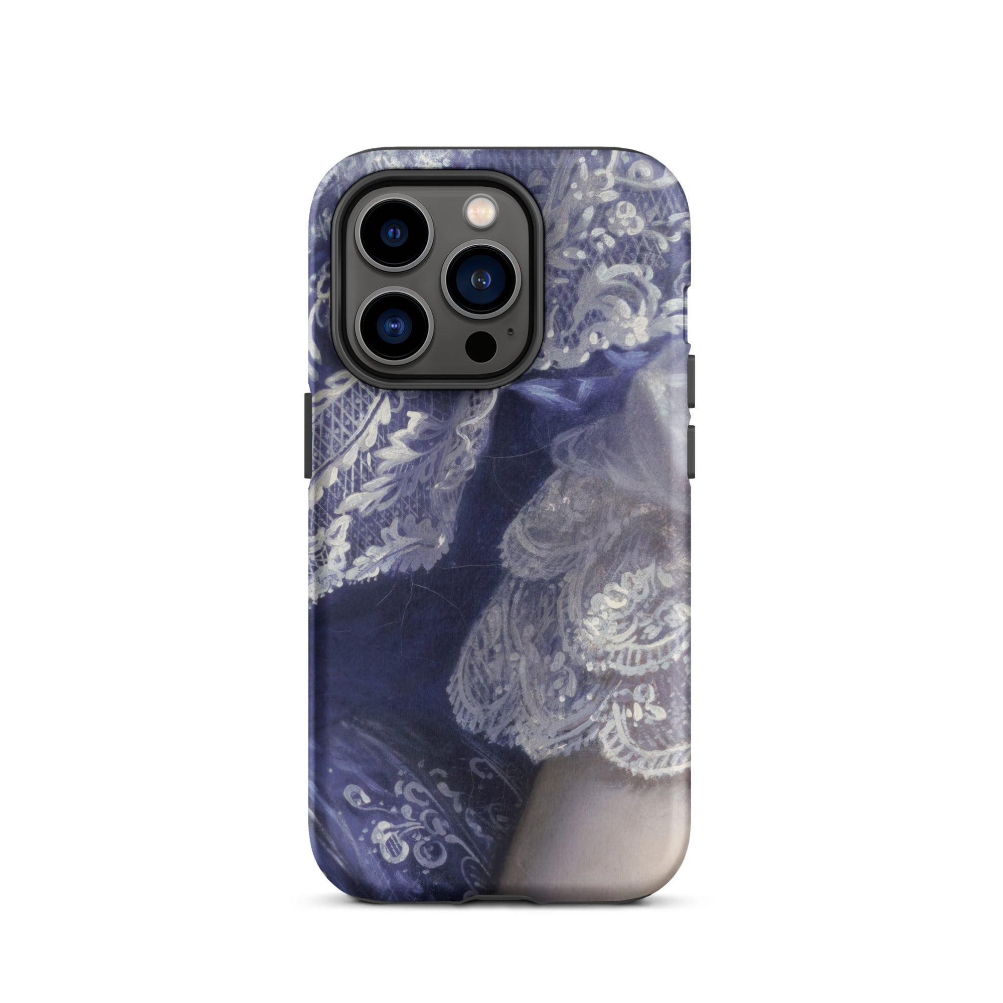 Portrait of a Woman Franz Xaver Winterhalter Iphone Case, 14 Pro / Matte, Lace Patterned Phone Case