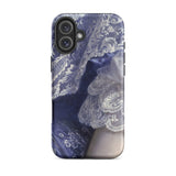 Portrait of a Woman - Franz Xaver Winterhalter Iphone Case, 16 Plus / Matte, Lace-patterned Phone Case