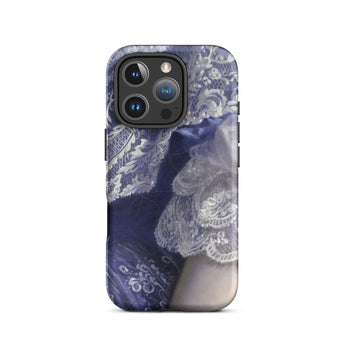 Portrait of a Woman - Franz Xaver Winterhalter Iphone Case, 16 Pro / Matte, Lace-patterned Phone Case
