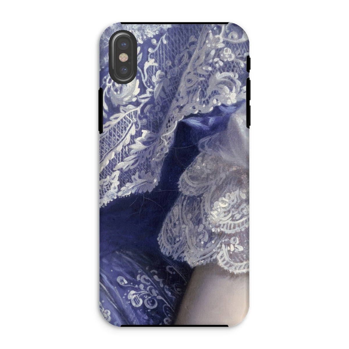 Portrait of a Woman - Franz Xaver Winterhalter Iphone Case, Xs / Matte, Lace-patterned Phone Case