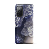 Portrait of a Woman - Franz Xaver Winterhalter Samsung Case, Galaxy S20 Fe / Gloss, Phone Case Purple White Lace Pattern