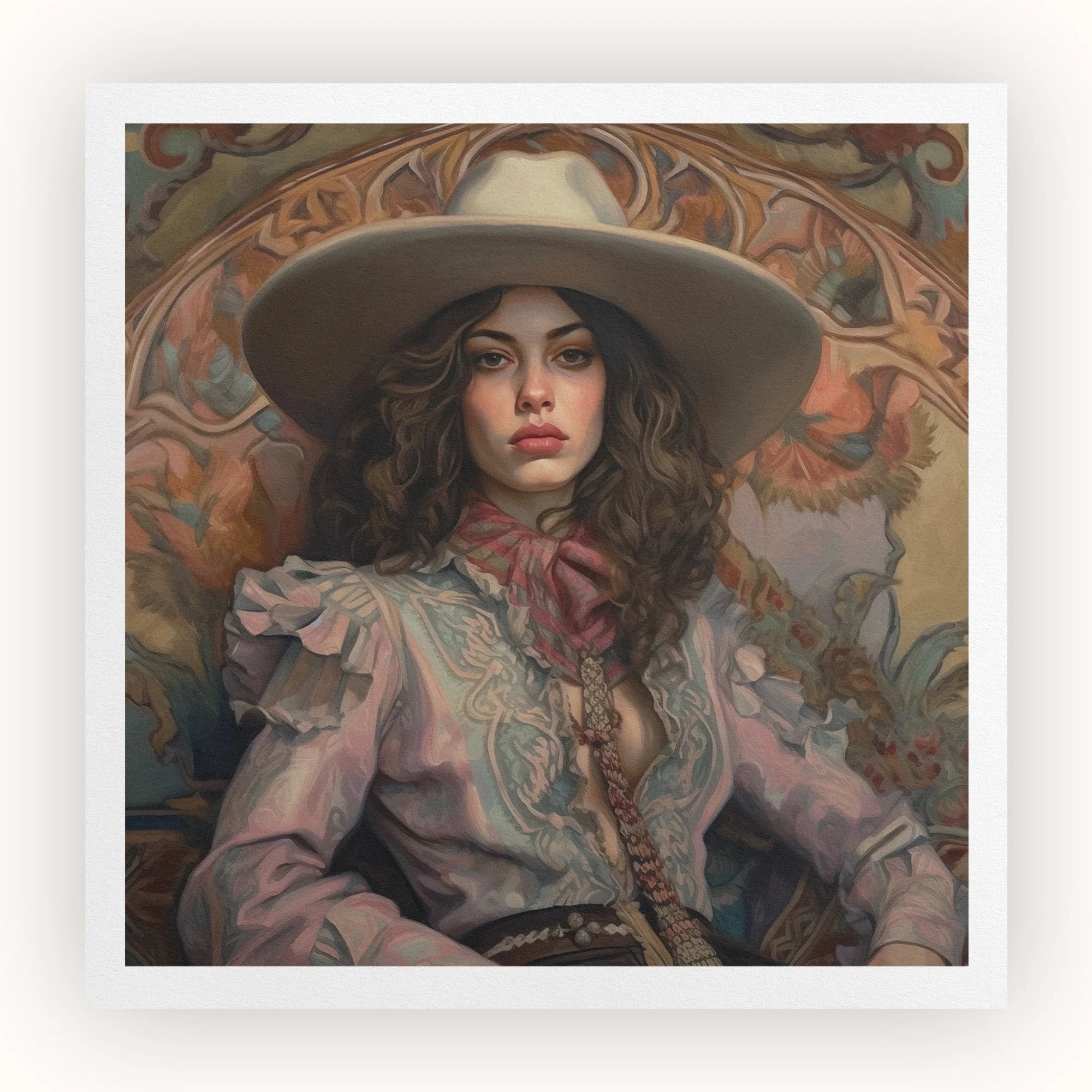 Alex - Lesbian Cowgirl Art Print Posters Prints & Visual Artwork