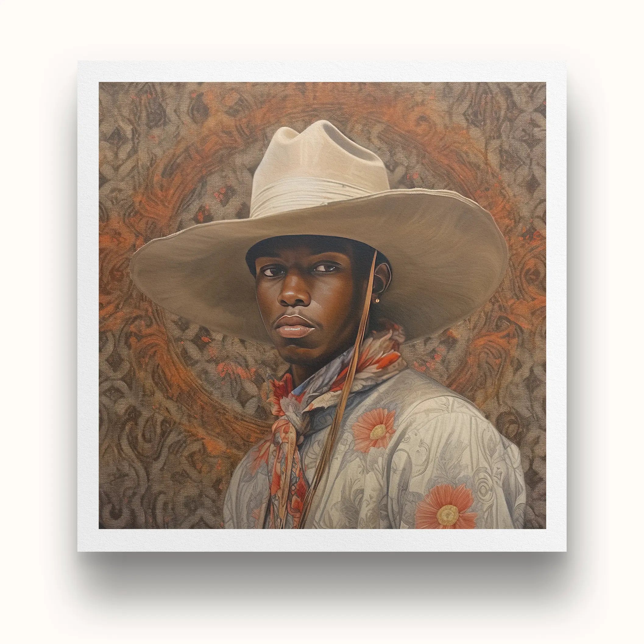 Titus - Vintage Gay Black Cowboy Art Print Posters Prints & Visual Artwork