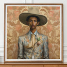 Mallaravan - Tamil Transman Cowboy Art Print 30’’x30’’ Posters Prints & Visual Artwork