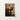 Framed Painting Muscular Man Black Shorts Boots Golden Gay Circus Performer, Theatrical Bravado, Redefines Masculine Allure