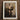 Framed Painting Muscular Man Black Shorts Boots Golden Gay Circus Performer, Theatrical Bravado, Redefines Masculine Allure