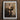 Framed Painting Muscular Man Black Shorts Boots Golden Gay Circus Performer, Theatrical Bravado, Redefines Masculine Allure