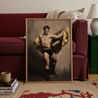Prancer - Gay Circusartiest kunstprint / Canvas, Posters Prints & Visual Artwork, Toby Leon