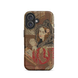 Prayer Break - Gothic Revival Embroidered Iphone Case, 16 / Matte, Phone Case Vintage Woman Design