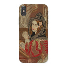 Prayer Break Gothic Revival Embroidered Iphone Case, x / Matte, Phone Case Vintage Portrait
