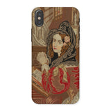 Prayer Break - Gothic Revival Embroidered Iphone Case, x / Matte, Phone Case Vintage Portrait