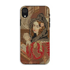 Prayer Break Gothic Revival Embroidered Iphone Case, Xr / Matte, Phone Case Vintage Portrait