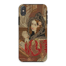 Prayer Break Gothic Revival Embroidered Iphone Case, Xs / Matte, Phone Case Vintage Portrait
