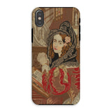 Prayer Break - Gothic Revival Embroidered Iphone Case, Xs / Matte, Phone Case Vintage Portrait