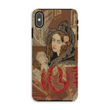 Prayer Break - Gothic Revival Embroidered Phone Case Iphone Xs Max / Matte Tapestry-style Phone Case Syntax, Her Eyes Stitched, Gothic