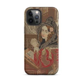 Prayer Break - Gothic Revival Embroidered Phone Case Iphone 12 Pro Max / Matte Phone Case Vintage Tapestry Design Syntax, Her Eyes