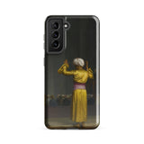 Prayer in the Mosque - Jean-leon Gerome Phone Case Samsung Galaxy S21 Fe / Gloss Black Phone Case Classical Painting Figure Golden Attire