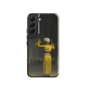 Prayer in the Mosque - Jean-leon Gerome Phone Case Samsung Galaxy S22 / Gloss Black Phone Case Classical Painting Figure Golden Attire