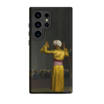 Prayer in the Mosque - Jean-leon Gerome Phone Case Samsung Galaxy S24 Ultra / Matte Black Phone Case Classical Painting Figure Golden
