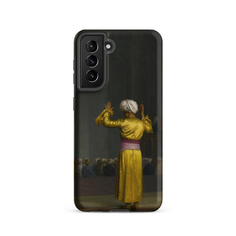 Prayer in the Mosque - Jean-leon Gerome Phone Case Samsung Galaxy S21 / Matte Black Phone Case Classical Painting Figure Golden Robes Cairo