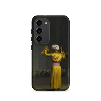 Prayer in the Mosque - Jean-leon Gerome Phone Case Samsung Galaxy S23 / Matte Black Phone Case Classical Painting Figure Golden Robes Cairo