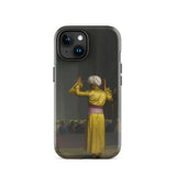 Prayer in the Mosque - Jean-leon Gerome Phone Case Iphone 15 / Gloss Black Phone Case Classical Painting Figure Golden Robes Cairo Mosque