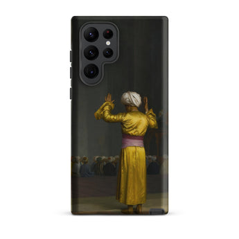 Prayer in the Mosque - Jean-leon Gerome Phone Case Samsung Galaxy S22 Ultra / Matte Black Phone Case Detailed Painting Man Golden Robes
