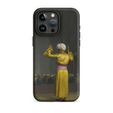 Prayer in the Mosque - Jean-leon Gerome Phone Case Iphone 15 Pro Max / Matte Black Phone Case Printed Classical Painting Figure Golden