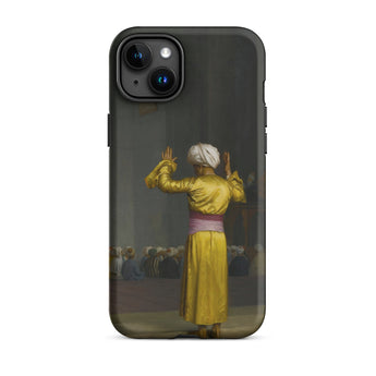 Prayer in the Mosque - Jean-leon Gerome Phone Case Iphone 15 Plus / Matte Black Phone Case Printed Classical Painting Figure Golden Cairo