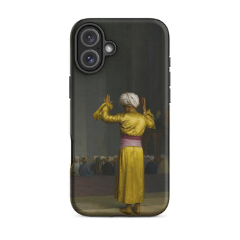 Prayer in the Mosque - Jean-leon Gerome Phone Case Iphone 16 Plus / Matte Black Phone Case Printed Classical Painting Man Golden Cairo