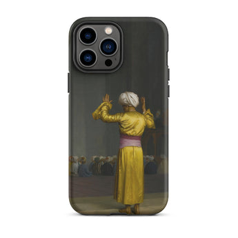 Prayer in the Mosque - Jean-leon Gerome Phone Case Iphone 13 Pro Max / Matte Black Phone Case Printed Classical Painting Man Yellow Cairo
