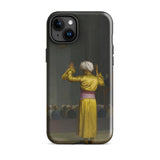 Prayer in the Mosque - Jean-leon Gerome Phone Case Iphone 15 Plus / Gloss Black Phone Case Printed Figure Golden Robe White Cairo Mosque