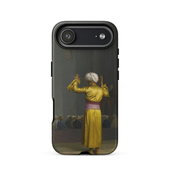 Prayer in the Mosque - Jean-leon Gerome Phone Case Iphone 17 Air / Matte Black Phone Case Printed Man Golden Robe White Cairo Mosque