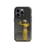 Prayer in the Mosque - Jean-leon Gerome Phone Case Iphone 14 Pro / Gloss Black Phone Case Printed Man Yellow Robe White Cairo Mosque